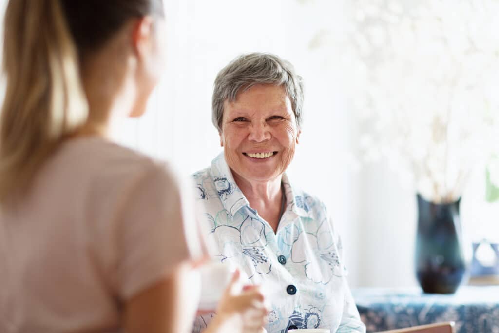 adult getting care